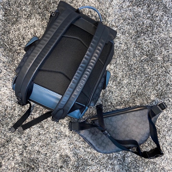 Coach Rivington Signature Canvas BookBag wBelt Bag - Picture 2 of 6